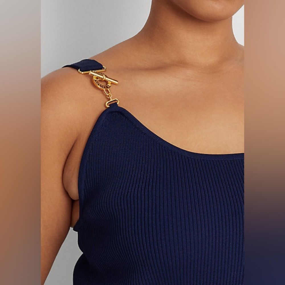 Lauren Ralph Lauren Yenfled toggle-strap knit vest top Size Large NWOT - Picture 7 of 11